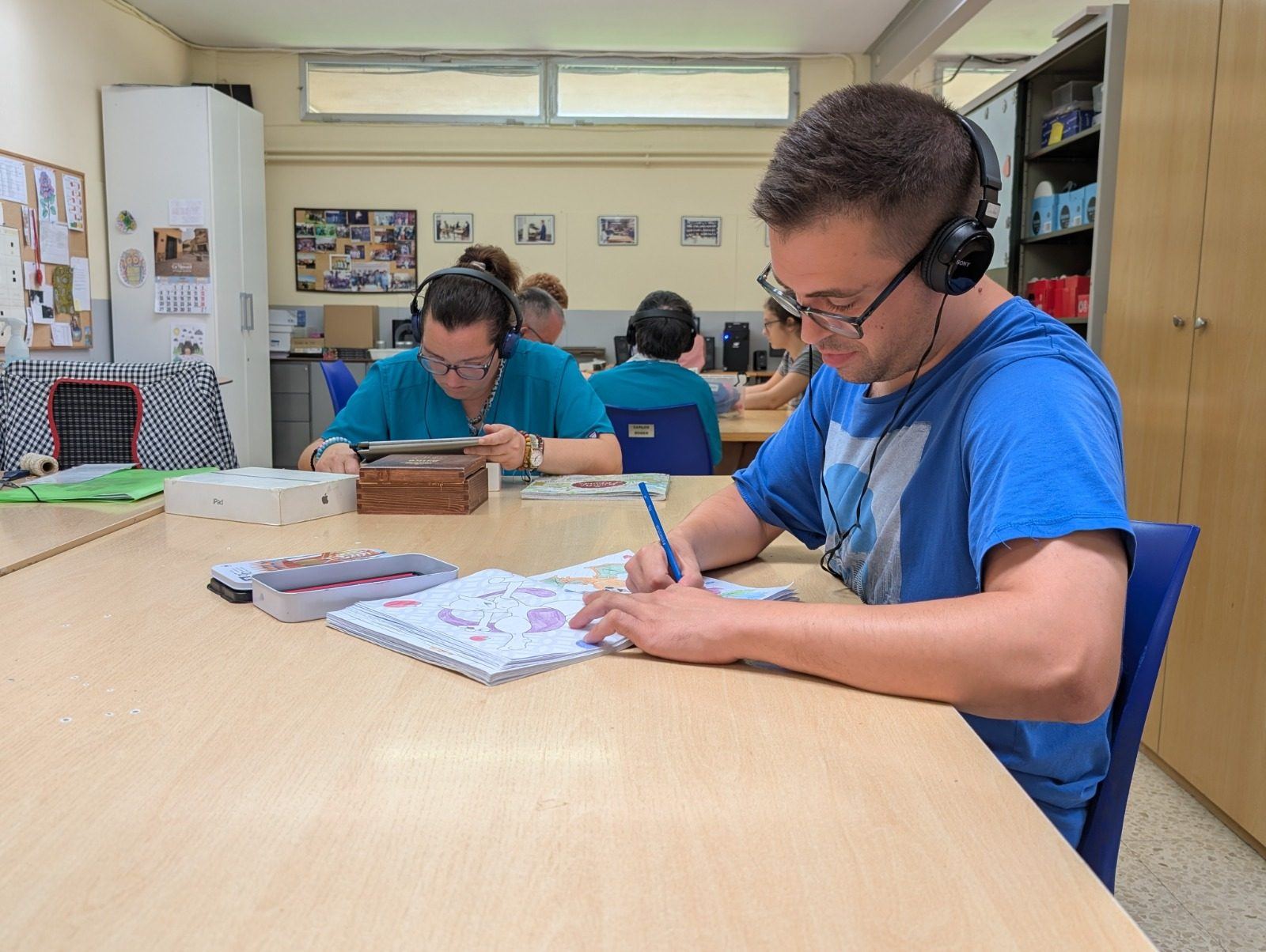 Sessió de fisioteràpia i activitat física adaptada per a adults