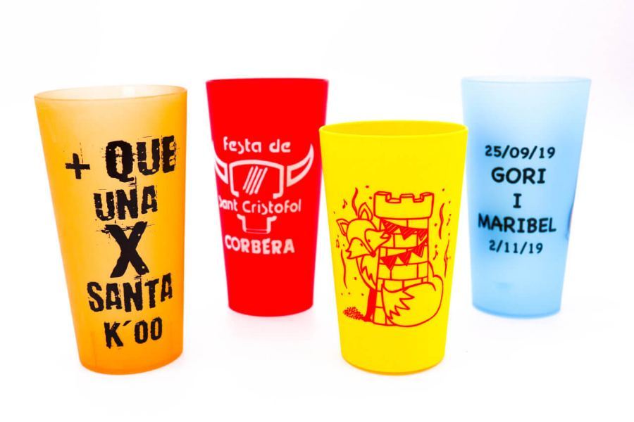 Gots personalitzats per a festes i celebracions, exemple de producció