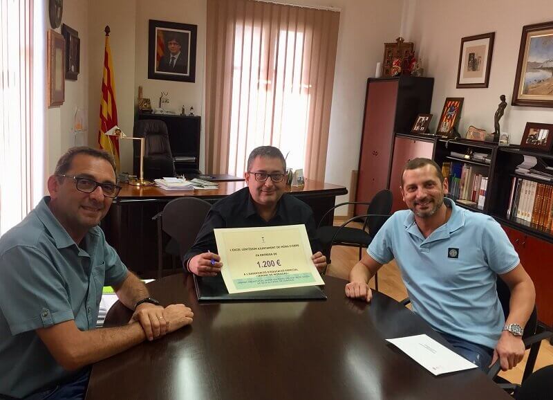 El Sopar Solidari dels Àpats en Companyia a Móra d’Ebre recapta 1.200€ per la nostra Associació