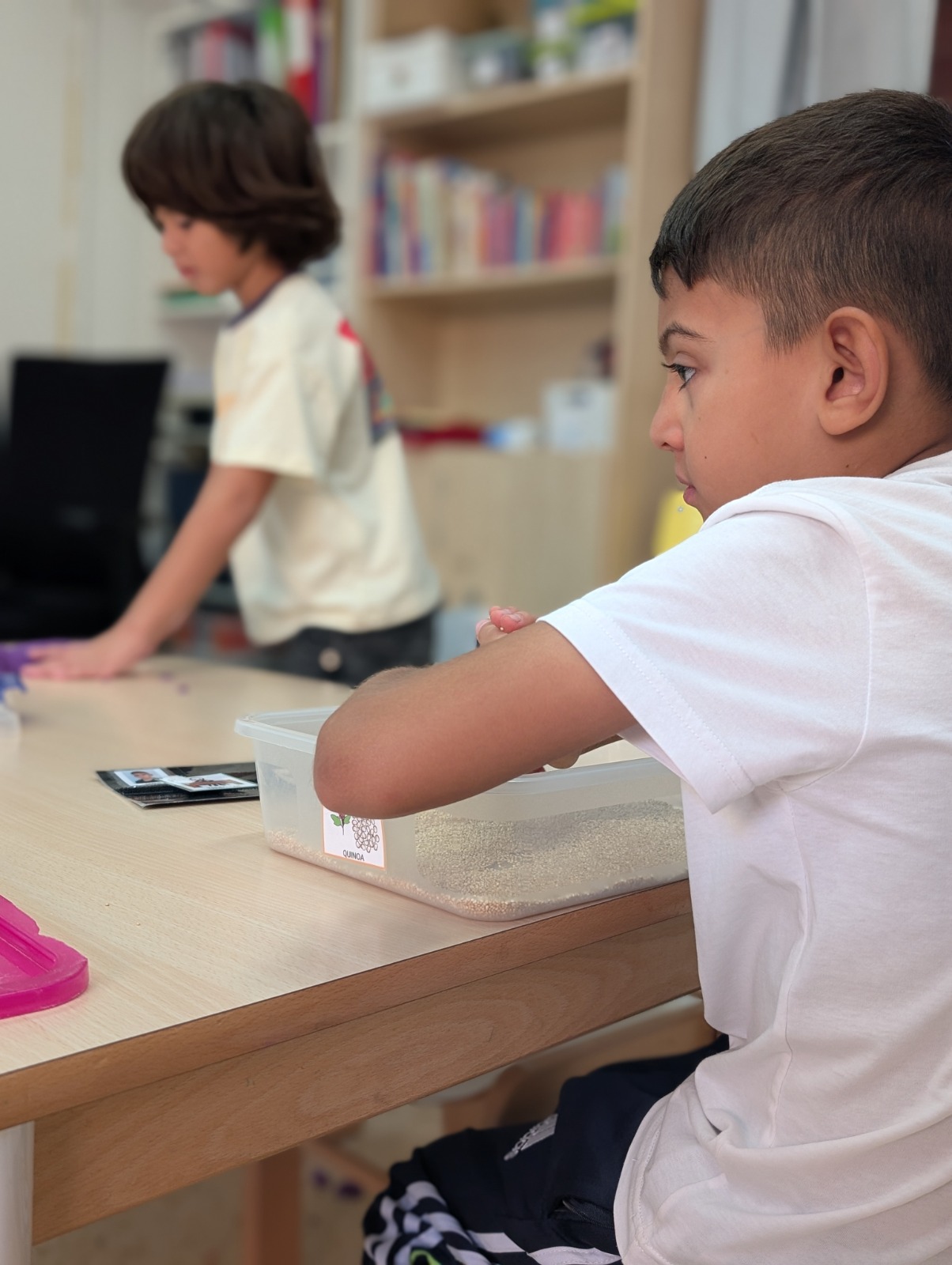 Moment d'activitat musical i sensorial en grup