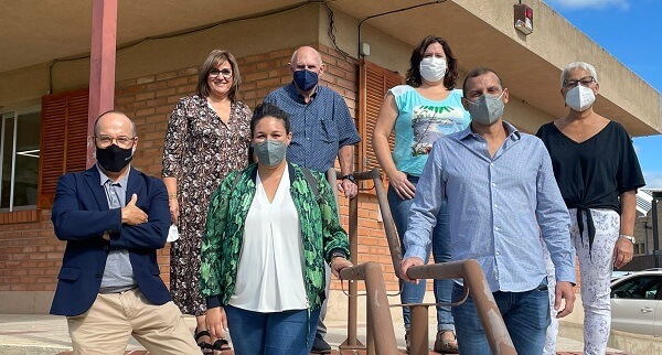 Visita de Norma Pujol, diputada per ERC al Congrés dels Diputats i Carles Campuzano, director de DINCAT.
